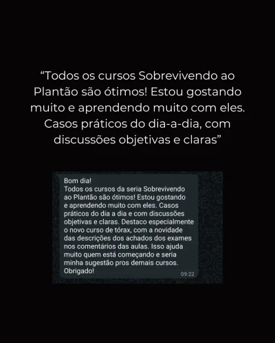 depoimentos - cursos geral com destaque SAP torax