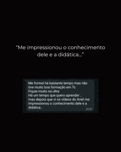 depoimentos - geral - me impressinou o conhecimento