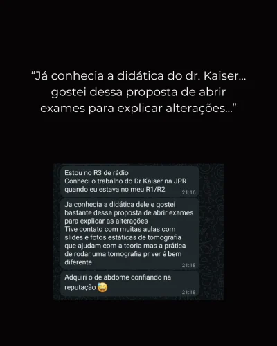 depoimentos - geral - torax e gastro - estátcios versus rodar o exame